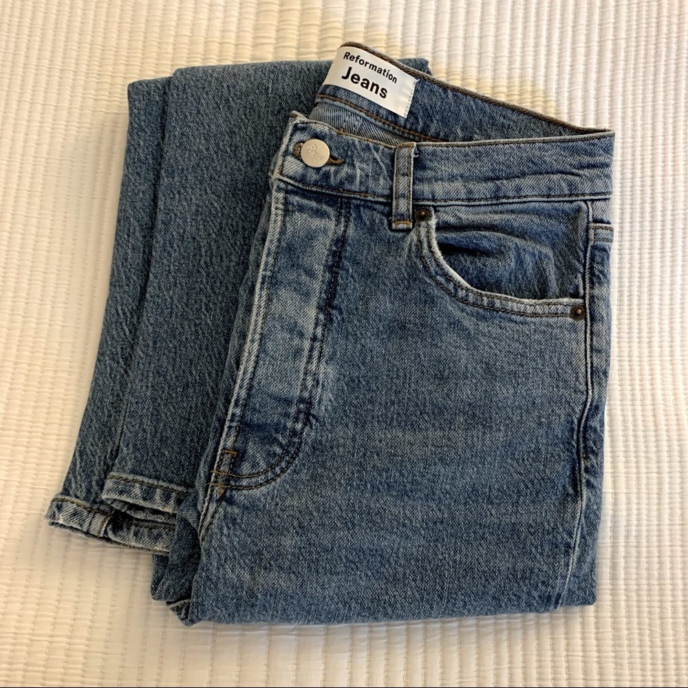 Reformation Serena high skinny crop Jean 25